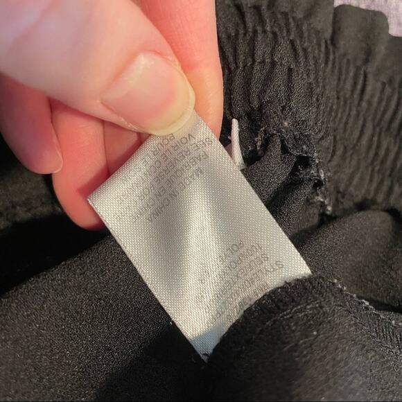 DR2 Daniel Rainn Black Tie Waist Dressy Shorts Womens M Stretch Beachy Casual - Picture 3 of 8